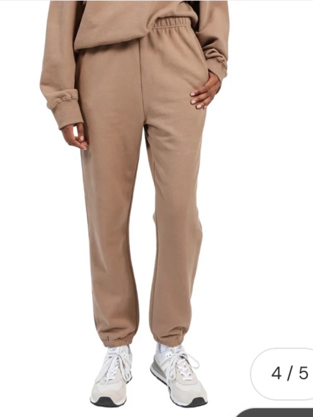 Brunette The Label Best Friend High Rise Jogger Sweatpants